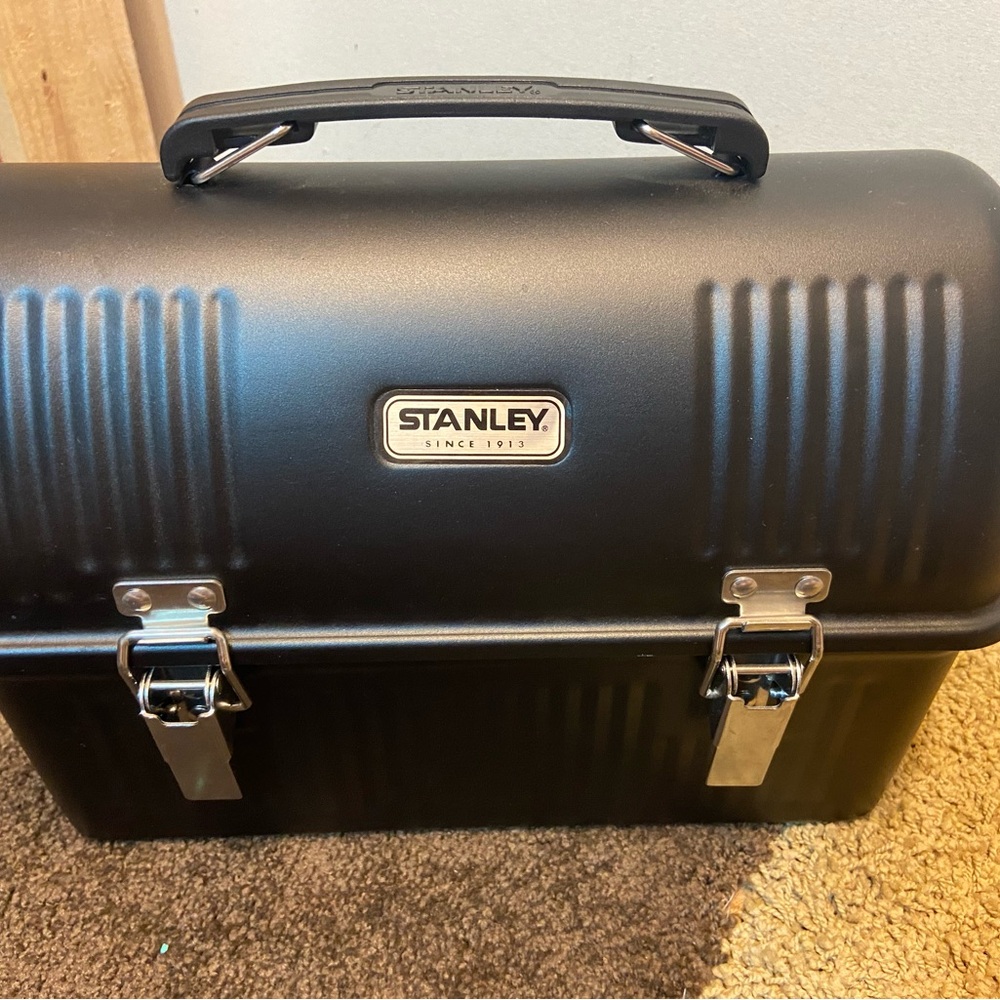 Stanley Classic Black Metal Lunch Box